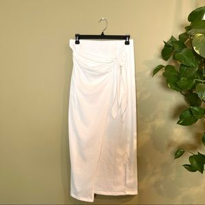 White Wrap Skirt